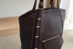 leather A4 tote